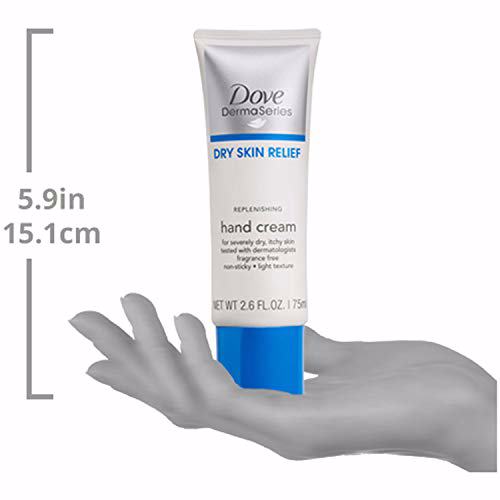 Dove Fragrance-Free Hand Cream for Dry Skin 6 Pack 8