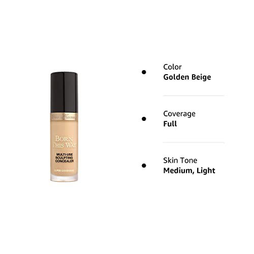 Too Faced Born This Way Super Coverage Concealer Golden Beige 3