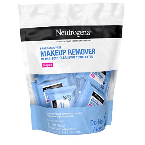 Neutrogena Fragrance-Free Makeup Remover Cleansing Towelette Singles 12