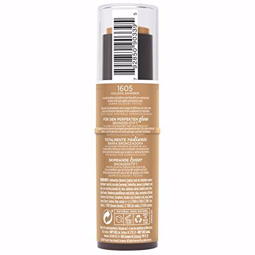 Burts Bees 100% Natural All Aglow Bronzer Stick, Golden Shimmer 10
