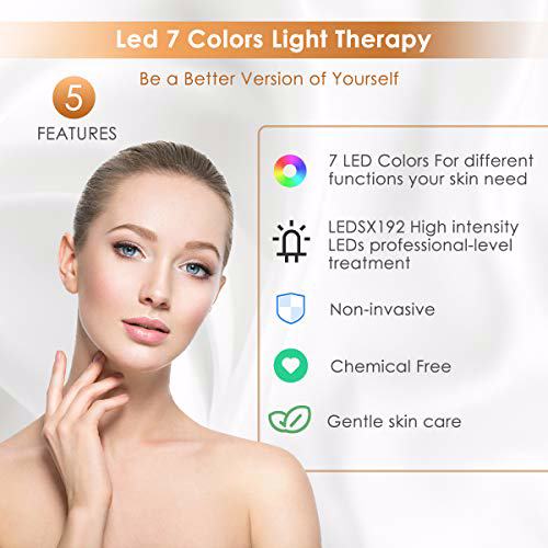 Embryant Photon Skin Rejuvenation Mask LED Photon Red Blue Green Therapy 5
