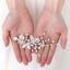 Gorais Bride Wedding Hair Vine Silver Pearl Bridal Headpieces, A Silver Thumbnail 2