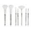 LaRoc Cosmetics GLITTER MAKE UP BRUSH SET - 7 PIECE SILVER Thumbnail 1