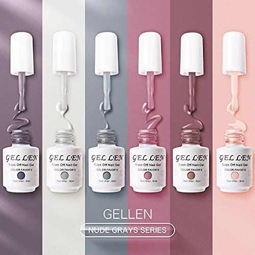Gellen Gel Nail Polish Kit Nude 2