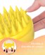 EUHOME Scalp Massager Shampoo Brush, Gray Yellow Thumbnail 2