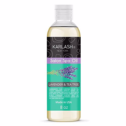 Karlash Salon Spa Premium Brush On Cuticle Oil Natural Healing Infused with Vitamin E Soothes and Moisturizes Cuticles (Lavender & Tea Tree)