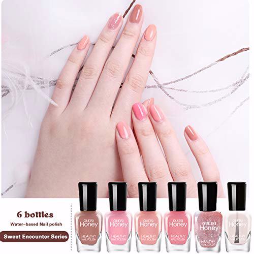 Tophany Non Toxic Nail Polish Set Teens 6 Bottles, 5ML 2