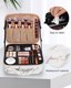 Relavel Travel Makeup Train Case Cosmetic Organizer with Adjustable Dividers Thumbnail 6