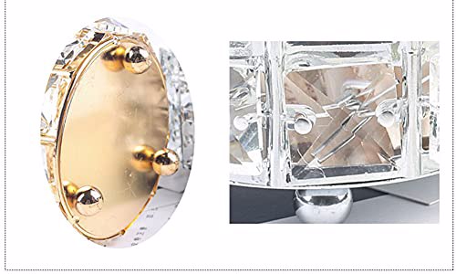 AKOAK 1 pack Crystal Makeup Brush Holder Office Supplies Silver 4