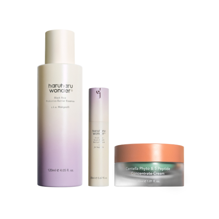 haruharu wonder Skin Minimalists Black Rice Night Routine Set 1