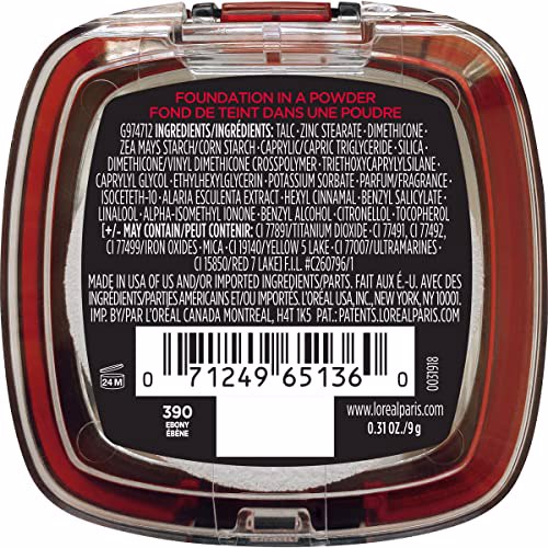 L'Oreal Paris Infallible Viral TikTok Favorite Foundation in a Powder Ebony 390 2