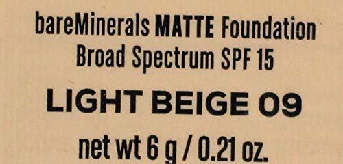 bareMinerals Matte SPF 15 Foundation Light Beige 09 2