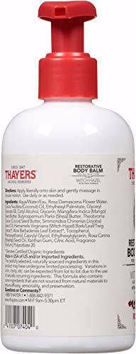 THAYERS Rose Petal Restorative Body Balm, Moisturizing Body Lotion 2