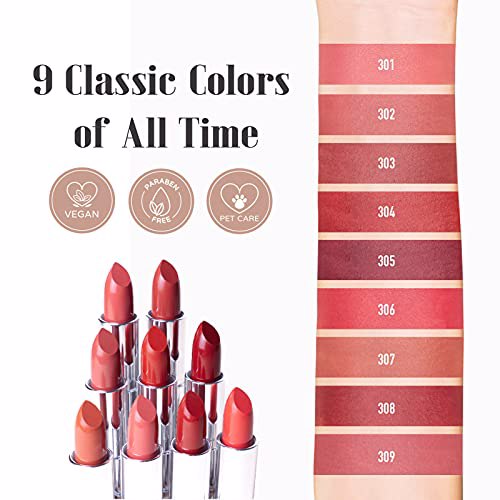 READY TO SHINE Semi Matte Vegan Lipstick 308-I'm Yours 6