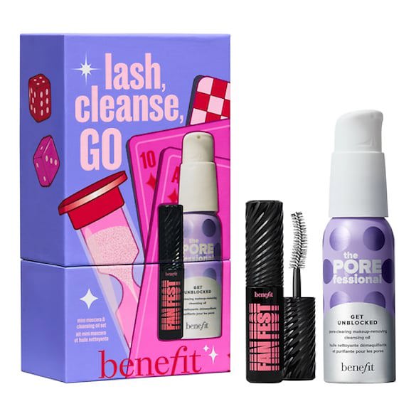 benefit Lash, Cleanse, Go Set 1