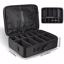 Garsumiss Travel Makeup Case Professional Cosmetic Double Layer Black Thumbnail 6