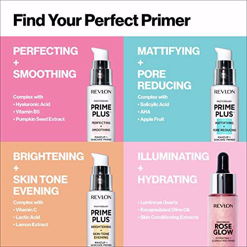 Revlon Prime Plus Makeup & Skincare Primer, Mattifying 8
