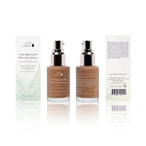 100% PURE Fruit Pigmented Full Coverage Water Foundation, Warm 7.0 8