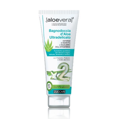 Zuccari Aloevera 2 Bagno Doccia D'aloe Ultra Delicato Detergente 250 ml 1
