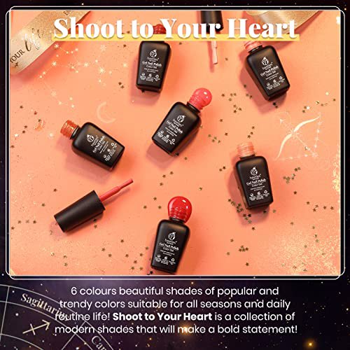 Beetles Gel Polish Winter Spring Color, Shoot to Your Heart 2
