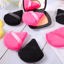 Pimoys 6 Pieces Powder Puff Face Soft Triangle Makeup Black and Red Thumbnail 5