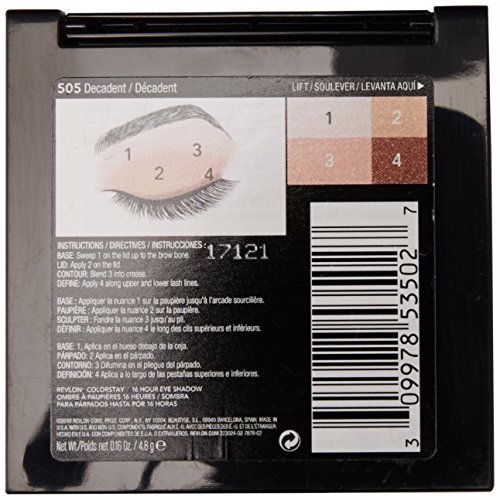 Revlon ColorStay 16 Hour Eyeshadow Quad Decadent 2