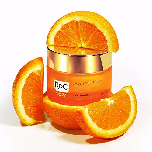 RoC Multi Correxion Revive Glow Vitamin C Face Moisturizer Anti-Aging Gel Cream 6