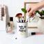 VOTUM Ceramic Makeup Brush Holder Storage with Cute Sayings Wake up and Makeup Thumbnail 7