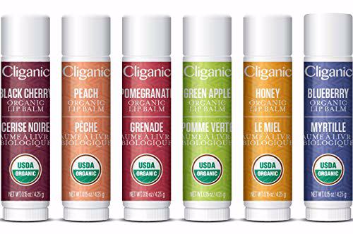 Cliganic Organic Lip Balm Set 2