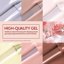 Modelones 6 Colors Gel Nail Polish Set Nude Skin Thumbnail 4