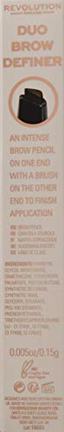 Makeup Revolution Duo Brow Pencil Dark Brown Thumbnail 3