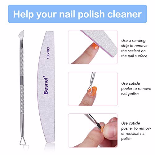 Besnel Gel Nail Polish Remover 5 Pack 6
