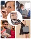 Relavel Travel Makeup Train Case Makeup Cosmetic Case Organizer Stripe Thumbnail 7