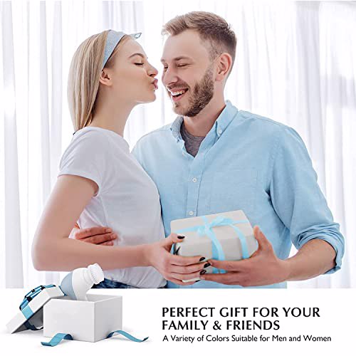 Facial Cleansing Brush Face Scrubber, Misty Blue 8