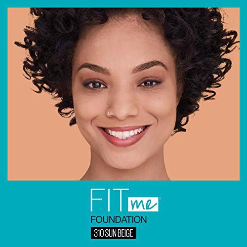 Maybelline New York Fit Me Matte + Poreless Liquid Foundation 310 Sun Beige 3
