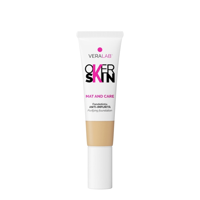 OVERSKIN MAT AND CARE FOUNDATION 08 MOCHA 30 ml