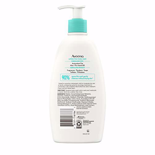 Aveeno Restorative Skin Therapy Sulfate-Free Body Wash 8