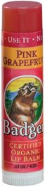 Badger Balm Lip Balm Stick - Pink Grapefruit Thumbnail 1