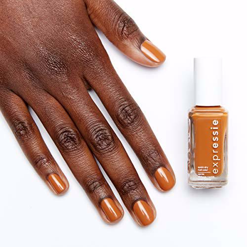 essie expressie Quick-Dry Vegan Nail Polish, 110 saffr-on the move 9