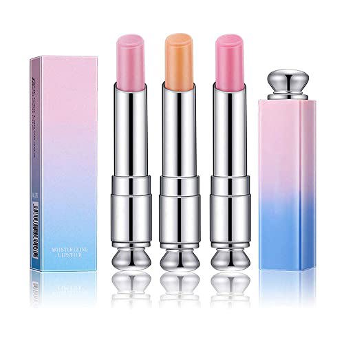 BINGBRUSH 3 Pcs Color Changing Change Lipstick Lip Balm 3