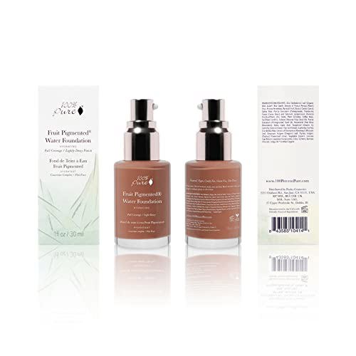 100% PURE Fruit Pigmented Full Coverage Water Foundation, Cool 4.0 8