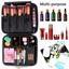 MONSTINA Makeup Train Cases Professional Travel Bag Cosmetic Cases Marble White Thumbnail 5