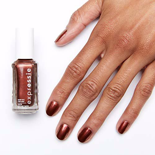 essie expressie Quick-Dry Vegan Nail Polish, 270 misfit right in 8