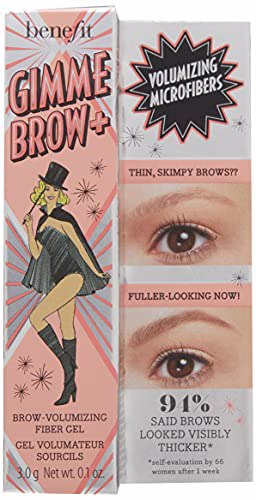 Benefit Gimme Brow+ Volumizing Fiber Gel 3 Medium Neutral Light Brown 2