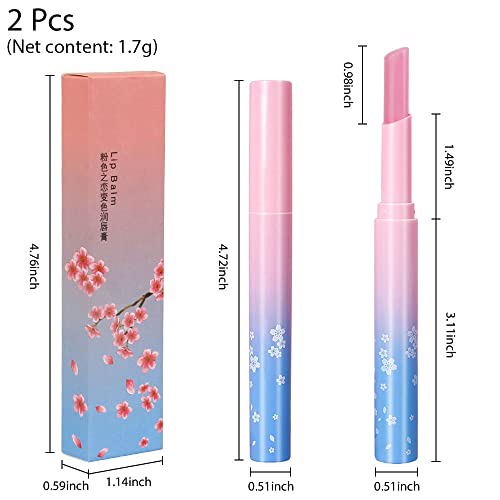 BINGBRUSH 2Pcs Jelly Color Changing Lipstick 6