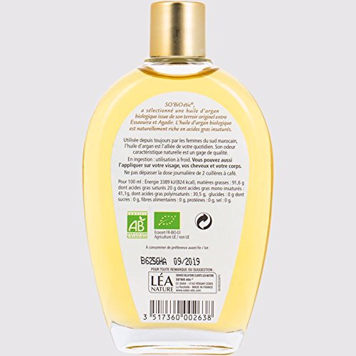 SO’BiO étic Organic 100% Pure Argan Oil 3