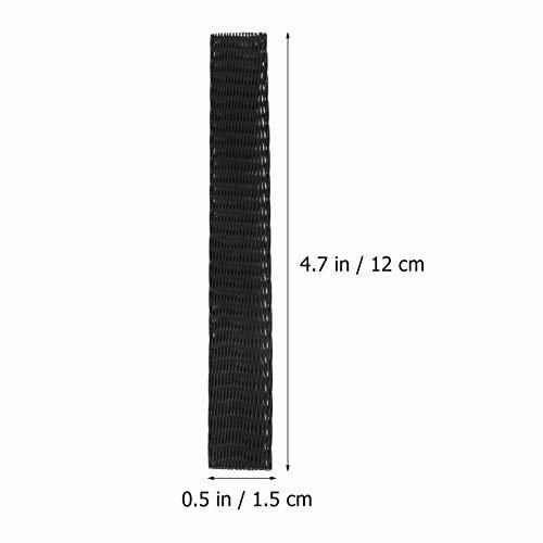 Frcolor 50pcs Makeup Brush Mesh Cover Cosmetic Black 5