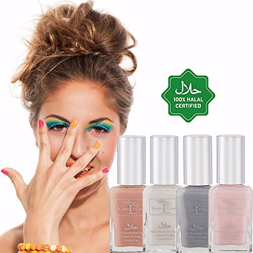 Karma Organic Beautiful Halal Nail Polish Set, Pure Bliss 3