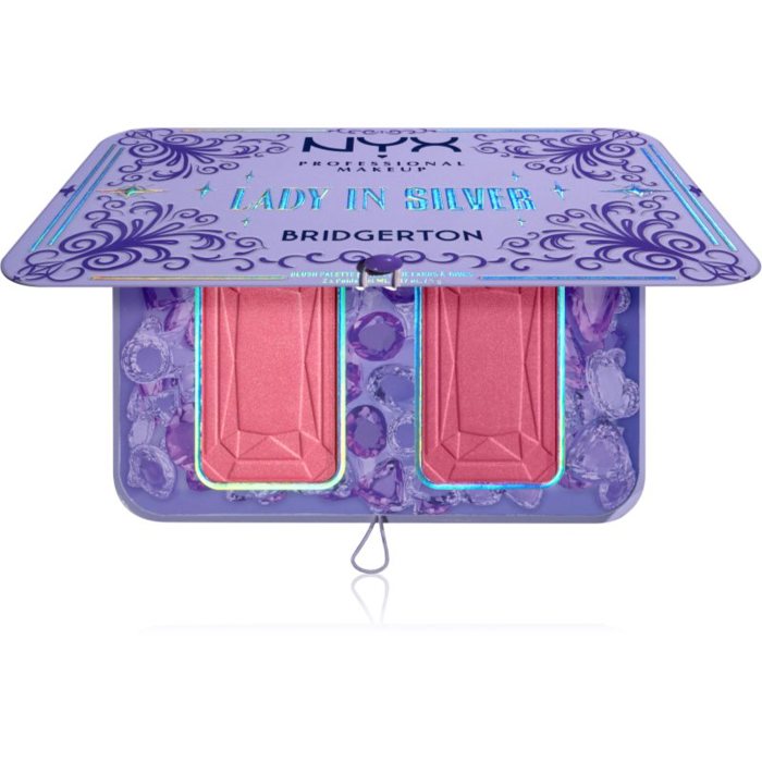NYX Bridgerton Royal Blush palette Lady In Silver 1