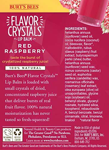 Burt's Bees Flavor Crystals 100% Natural Lip Balm 5